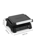 Tefal SuperGrill 3in1 6 Dilim Kapasiteli 2000 Watt Barbekü Izgara ve Tost Makinesi - Siyah thumbnail 5