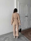 Uzun Kollu, Yakalı Dar Paçalı Kullanışlı Tulum thumbnail 6