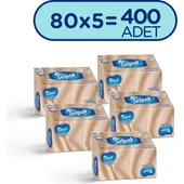 El ve Yüz Havlusu Kutulu Kaşmir Özlü 5*80 Yaprak thumbnail 1