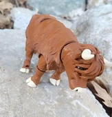 İnek 3D Oynar Eklem Hareketli Büyük Boy Maskot İnek Figür Oyuncak Biblo Yılbaşı Doğum Günü Hediye thumbnail 4