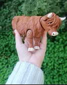 İnek 3D Oynar Eklem Hareketli Büyük Boy Maskot İnek Figür Oyuncak Biblo Yılbaşı Doğum Günü Hediye thumbnail 3