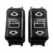 2 ADET MERCEDES W124 CAM AÇMA KAPAMA ANAHTARI 6PİN - 2