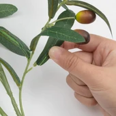 3lü Set Yapay Zeytin Dalı Uzun Dal 85cm thumbnail 3