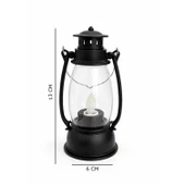 Hedies Işıklı Pilli Dekoratif Gaz Lambası Büyük Boy (QRK-BIB-0382) thumbnail 2