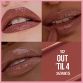 Maybelline New York Serum Etkili Hyalüronik Asit ve Besleyici Yağ İçeren Ruj - 102 Out 'Til 4 thumbnail 3