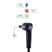 19V 3.42A 4.0 * 1.35mm 65W CASPER İçin Laptop Adaptör thumbnail 2