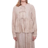 Fiyonk Detaylı Ceketli Elbise thumbnail 12