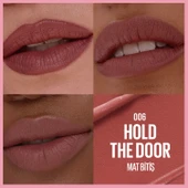 Maybelline New York Serum Etkili Hyalüronik Asit ve Besleyici Yağ İçeren Ruj - 006 Hold The Door thumbnail 3