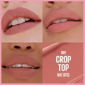 Maybelline NY Serum Etkili Hyalüronik Asit ve Besleyici Yağ İçeren Ruj - 001 Crop Top thumbnail 3