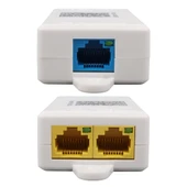 Uranium POE-RP12P Plastik Kasa 1 Port Poe Giriş Besleme + 2 Port Poe Çıkış 10/100 Poe Repeater thumbnail 2