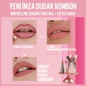 Maybelline NY Serum Etkili Hyalüronik Asit ve Besleyici Yağ İçeren Ruj - 001 Crop Top thumbnail 5
