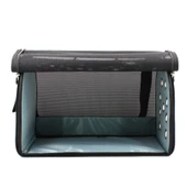 Lepus Mesh Bag Kedi Köpek Taşıma Çantası Siyah thumbnail 3