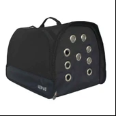 Lepus Mesh Bag Kedi Köpek Taşıma Çantası Siyah thumbnail 1