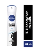 Nivea Kadın Sprey Deodorant Black&white Invisible Pure 150ml,48 Saat Anti-perspirant Koruma thumbnail 1