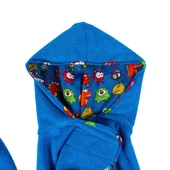 Max Molly Duckling Köpek Bornozu Mavi Medium thumbnail 2