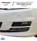 Vw Golf 7 Krom Sis Çıtası Düzlükleri 4 Parça 2013-2019 Uyumlu Paslanmaz Çelik thumbnail 1