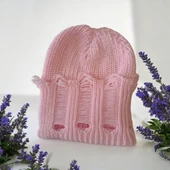 Özel Tasarım Tiriko Pembe Kadın Beresi thumbnail 3