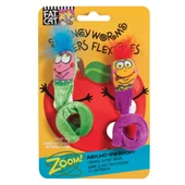 Fat Cat Springy Worms Kedi Otlu 2'li Peluş Kedi Oyuncağı thumbnail 2