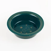 Lepus Renkli Seramik Kedi Köpek Mama ve Su Kabı Yeşil 520 ml thumbnail 1