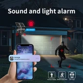 EsVision 5604 8MP 4 Kameralı 4G Çift Solar Panel 16X Zoom Dual Batarya HiEasy AOV (Sürekli Kayıt) Gece Görüş Çift Yönlü Ses thumbnail 5