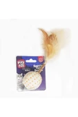 Playfull Ahşap Hasır Tüylü Kedi Oyuncağı 17 Cm thumbnail 1