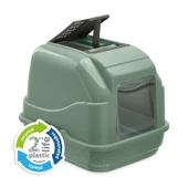 Imac Easy Cat 2nd Lıfe Kapalı Kedi Tuvaleti Yeşil 50x40x40 Cm thumbnail 1