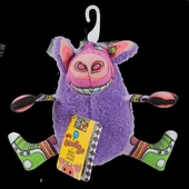 Fat Cat Gruntleys Sesli Peluş Köpek Oyuncağı 19x15x8 Cm thumbnail 1