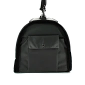 Lepus Mesh Bag Kedi Köpek Taşıma Çantası Gri 28X45X28 Cm thumbnail 4