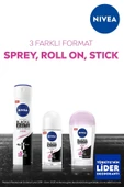 Nivea Kadın Sprey Deodorant Black&White Invisible Clear 150ml,48 Saat Anti-perspirant Koruma thumbnail 7