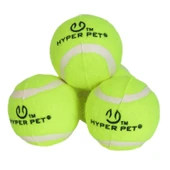 Hyper Pet 4'lü Tenis Topu Orta Boy Yeşil 6.5 Cm thumbnail 2