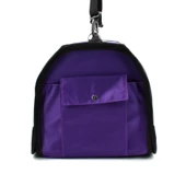 Lepus Mesh Bag Kedi Köpek Taşıma Çantası Lila 28X45X28 Cm thumbnail 4