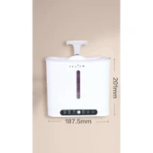 Aclıum Sensörlü Kedi Köpek Su Sebili 185X185X201 mm thumbnail 1