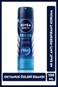 Nivea Men Erkek Sprey Deodorant Fresh Active 48 Saat Deodorant Koruması 150ml thumbnail 1