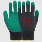 Beybi PL17 Flex Likralı İpten Örme Lateks Eldiven NO:9 Yeşil thumbnail 3