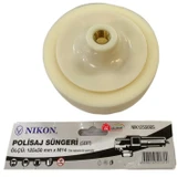 Nikon 12550BS Polisaj Süngeri 125 mm Beyaz Sert thumbnail 4