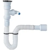 Japar Çatallı Lavabo Sifonu 50 mm thumbnail 1