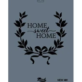 Rich New Seri N-401 Stencil 35x25 cm thumbnail 1