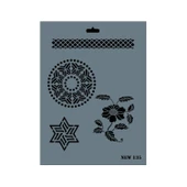 Rich New Seri N-135 Stencil 35x25 cm thumbnail 2