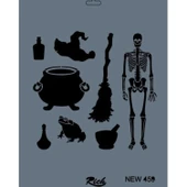 Rich New Seri N-459 Stencil 35x25 cm thumbnail 1