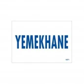 Yemekhane Uyarı Levhası 17,5x25 KOD:1671 thumbnail 2