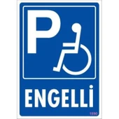 Engelli Uyarı Levhası 25x35 KOD:1590 thumbnail 1