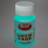 Rich 3002 Natural Turkuaz Karanlıkta Parlayan Hayalet Boya 50 cc thumbnail 4
