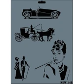 Rich New Seri N-148 Stencil 35x25 cm thumbnail 1