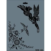 Rich New Seri N-146 Stencil 35x25 cm thumbnail 3