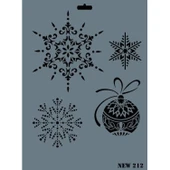 Rich New Seri N-212 Stencil 35x25 cm thumbnail 3