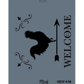 Rich New Seri N-416 Stencil 35x25 cm thumbnail 3