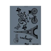 Rich New Seri N-452 Stencil 35x25 cm thumbnail 1