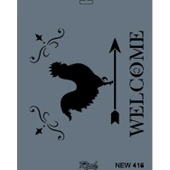 Rich New Seri N-416 Stencil 35x25 cm thumbnail 1