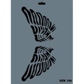 Rich New Seri N-196 Stencil 35x25 cm thumbnail 1