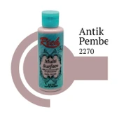 Rich Multi Surface 2270 Antik Pembe Akrilik Boya 120 cc thumbnail 5
